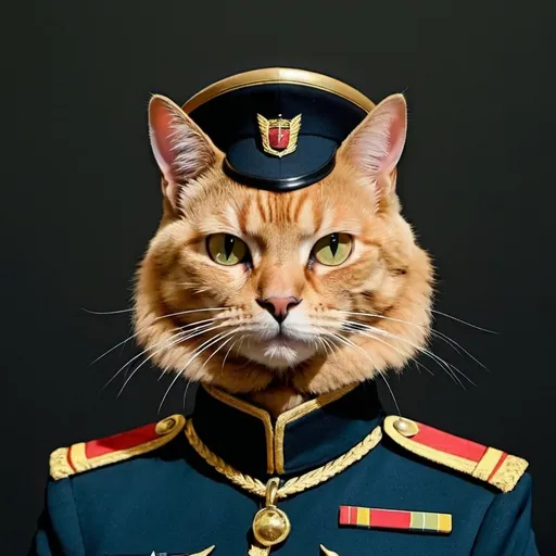 Prompt: commander cat