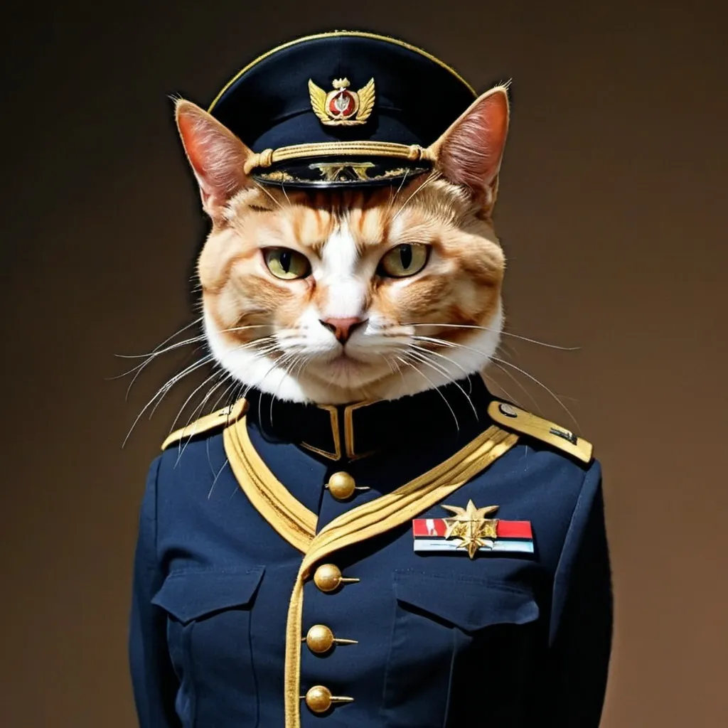 Prompt: commander cat