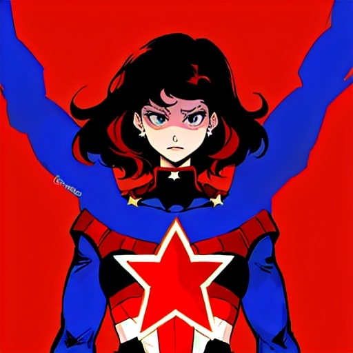 Prompt: America Chavez from Marvel