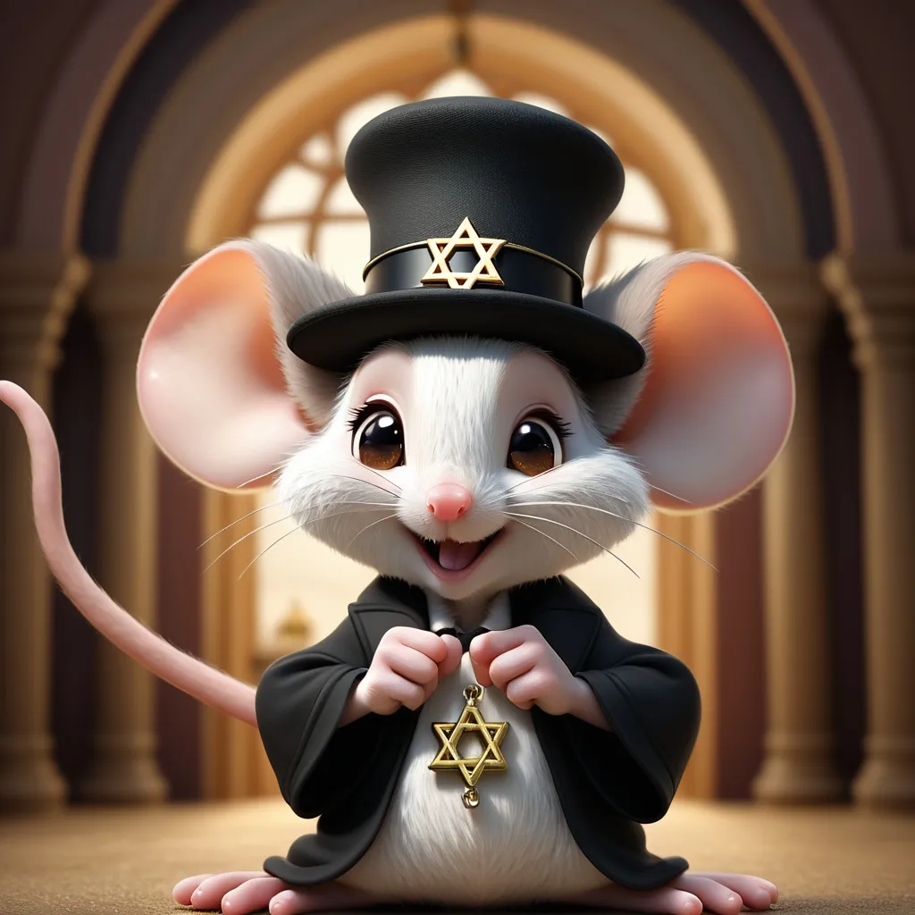 Prompt: Jewish mouse