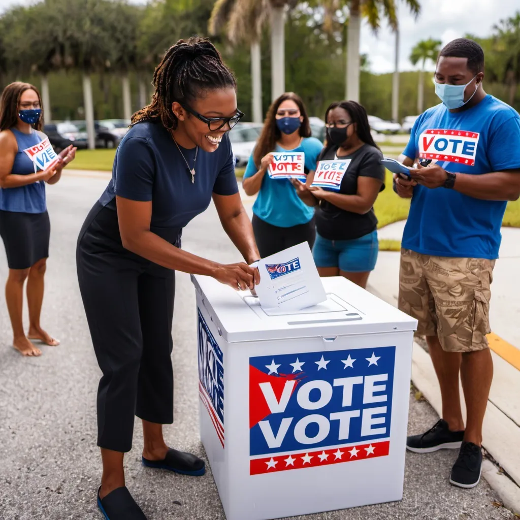 Prompt: Last day to register to vote in Florida: October 7, 2024