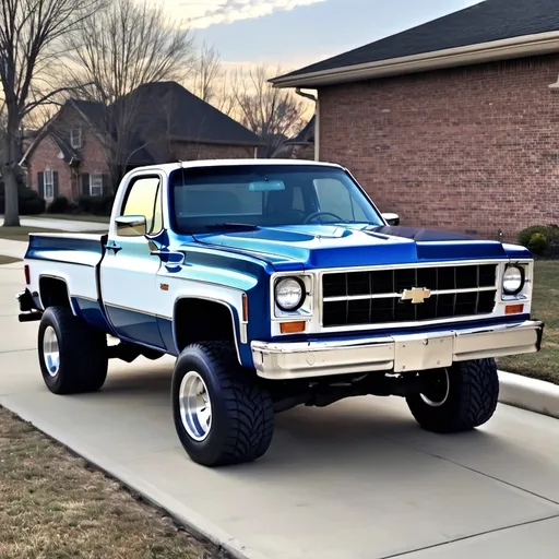 Prompt: 75 Chevy Squarebody