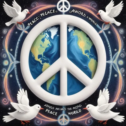 Prompt: Peace among the world