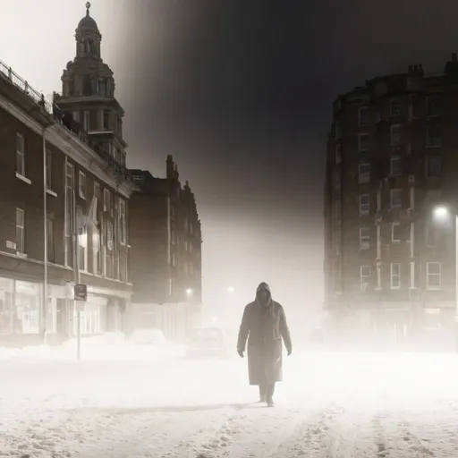 Prompt: A photograph taken in a dystopian future in London, run down and derelict, post nuclear holocaust, 3d image



