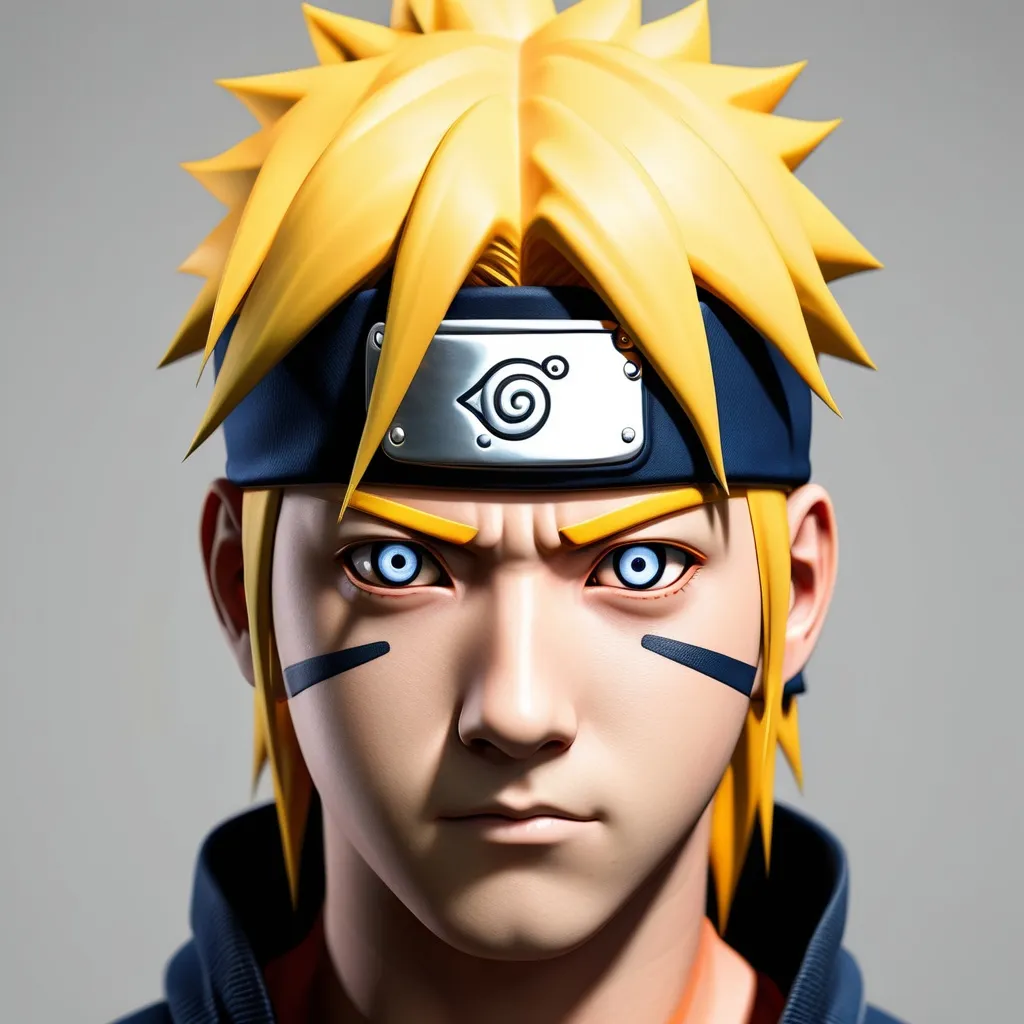 Prompt: Hyper realistic naruto charactor