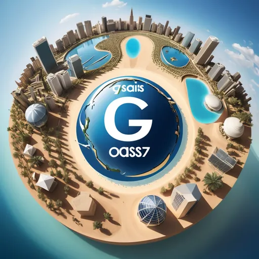 Prompt: G7 oasis project logo
