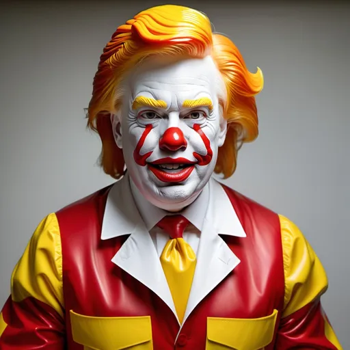 Prompt: Donald trump as Ronald McDonald 