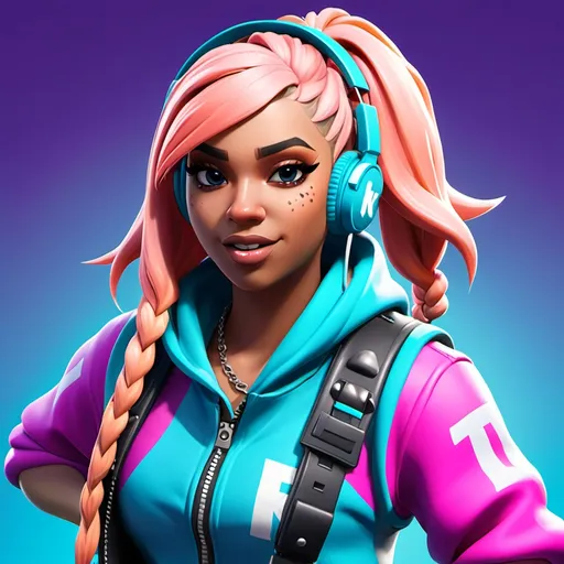 Prompt: Ice spice the rapper from fortnite 

