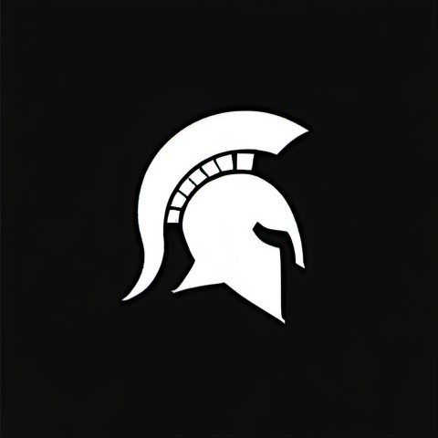 Prompt: brand logo with spartan 