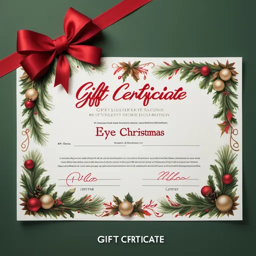 Prompt: (accurately spelled text "Gift Certificate for Listener Magazine Subscription"), vibrant design, eye-catching layout, festive Christmas theme, professional presentation, showcasing 26 issues, including the latest edition prominently featured, a heartfelt gift from Oscar, Lucy, Willa, Jemimah, Clara, Marcus, Greta, and Phil, warm inviting colors, high-quality print option, elegant typography, appealing visuals to attract the recipient's attention.