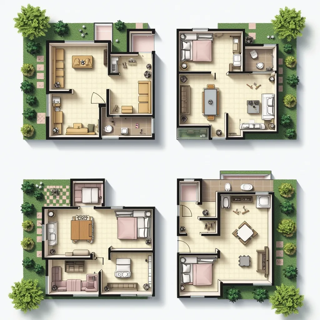 Prompt: Generate a detailed architectural floor plan for a 20 ft x 50 ft duplex house with efficient space utilization. The 20 ft is in front and 50 ft in length.
The house should have:
	•	Ground Floor:
	•	Living room.
	•	Dining area.
	•	Modern kitchen with pantry.
	•	1 guest bedroom with an attached bathroom.
	•	Common toilet.
	•	Small storage/utility space under the stairs.
	•	First Floor:
	•	1 master bedroom with attached bathroom and walk-in closet.
	•	2 additional bedrooms (1 with shared bathroom and 1 with attached bathroom).
	•	Family lounge/study area.
	•	Balcony for relaxation.
	•	Incorporate space for natural lighting and ventilation.
	•	Optimize staircase placement for space-saving.
	•	Modern design with functional layout for comfortable living.”
