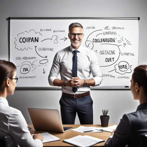 Prompt: Create an attention-grabbing image for someone who is continuously learning and growing in their quest to become a better leader
