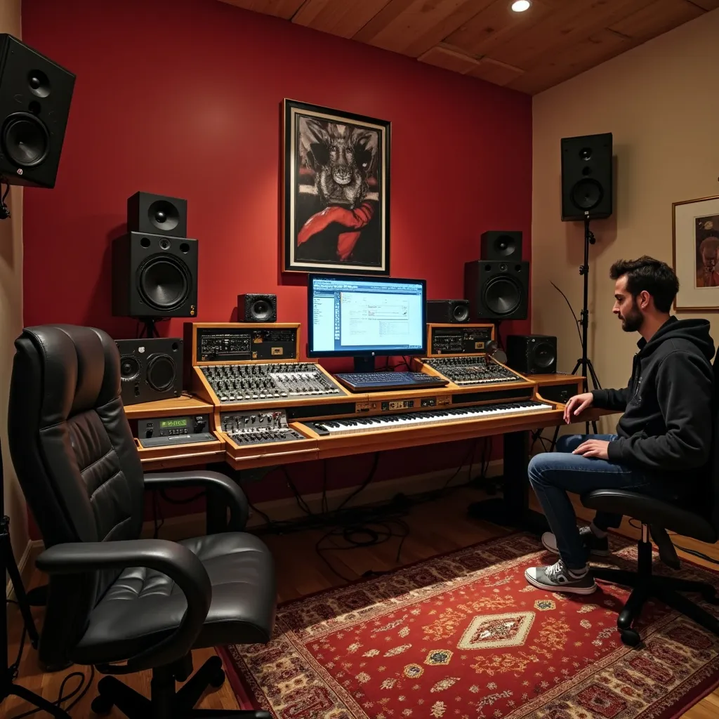 Prompt: Homerecording vs. professionelles Tonstudio
