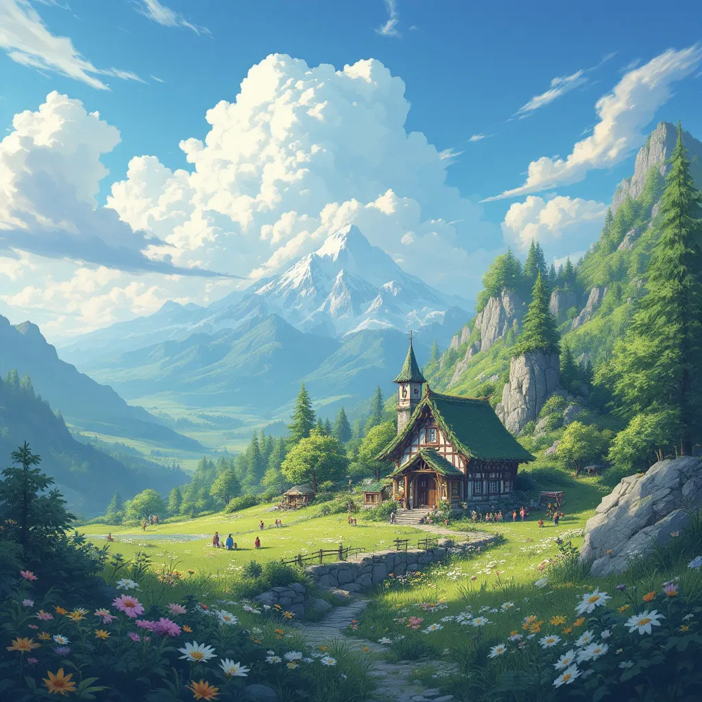 Prompt: Convert into ghibli
