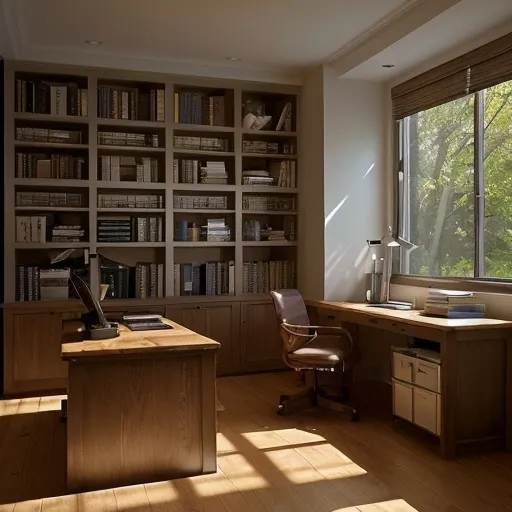 Prompt: Depict a student sitting at a computer with a browser open to a clearly labeled “Fact-Checking Website.” On the screen, show a checklist or search bar with the words “Is it true?” above it.