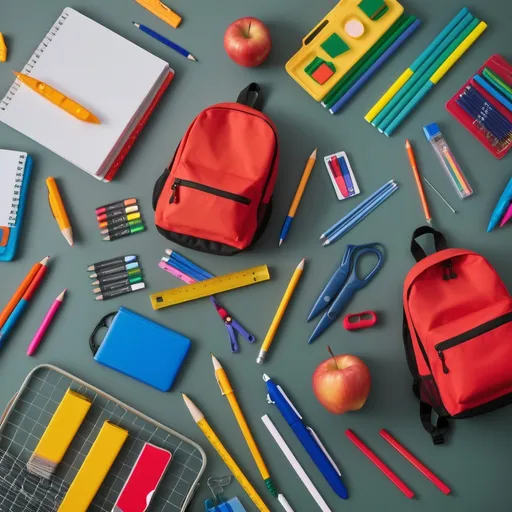 Prompt: school supplies
