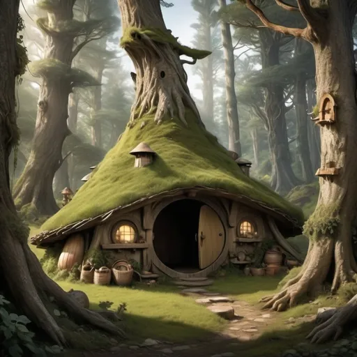 Prompt: boonies are hobbit like creatures who wear hats and live in the forest
