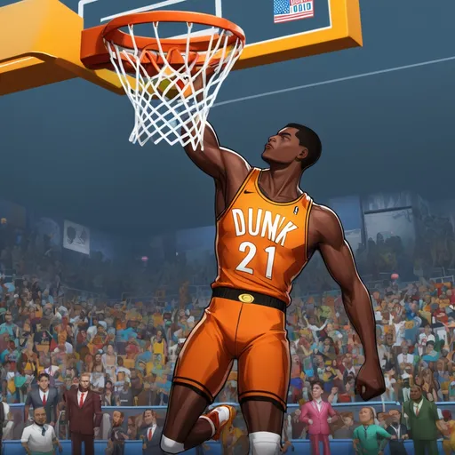 Prompt: Dunk City Dynasty with 1000 free tokens and vip unlocked MOD