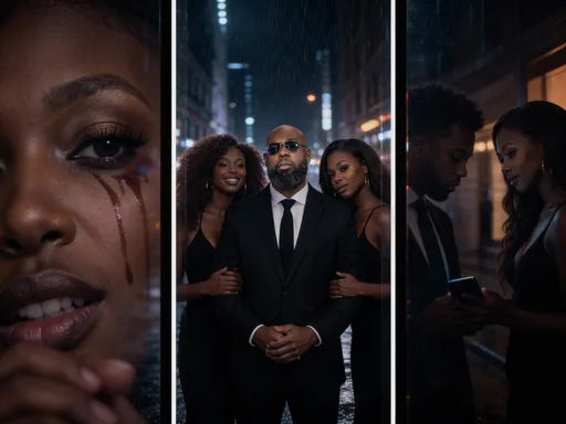 Prompt: A dark, cinematic short film about one man trapped in a dangerous love triangle, forced to choose between two women he truly loves. He stands at the emotional center of the story—torn, exhausted, haunted—unable to decide because his love for both is real, deep, and consuming. His indecision fuels paranoia, jealousy, and manipulation, slowly pushing all three toward the edge of madness.
The tone is intense and suspenseful, with moody lighting, dramatic shadows, and rain-soaked city streets at night. Close-up shots capture trembling hands, tear-filled eyes, clenched jaws, and silent screams. Flashbacks reveal tender moments with each woman—soft laughter, intimate touches, stolen glances—contrasted with present-day tension and explosive confrontations.
As lies unravel, each woman begins to manipulate the truth, twisting emotions to secure his loyalty. Whispered conversations, hidden phones, secret meetings, and half-truths build a sense of impending doom. The man is constantly framed between them visually—reflec