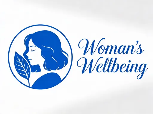 Prompt: This is a digital logo for "Woman's Wellbeing" featuring a minimalist design. The image is predominantly in shades of blue on a white background. On the left side, there is a circular frame containing a blue silhouette of a woman's profile, facing left. The woman has wavy hair that flows down to her shoulders and is depicted with closed eyes, giving a sense of calm and serenity. In front of her face, there is a stylized leaf, also in blue, adding a touch of nature to the design.

To the right of the circular frame, the words "Woman's Wellbeing" are written in a elegant, cursive script in the same blue color. The text is centered and flows smoothly, complementing the serene and peaceful theme of the logo. The overall style is clean and modern, with a focus on simplicity and tranquility, effectively conveying the concept of well-being. The logo uses a limited color palette, enhancing its professional and soothing appearance. The background is entirely white, making the blue elements stand out prominently.