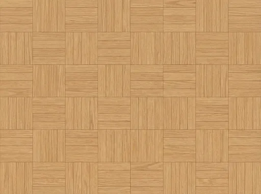 Prompt: Seamless square parquet wood texture, square wooden tiles, light brown natural wood, vertical and horizontal alignment, realistic wood grain, clean surface, no gaps, no perspective, top-down view, flat texture, tileable, PBR texture, high detail, even lighting, game texture style, suitable for Roblox