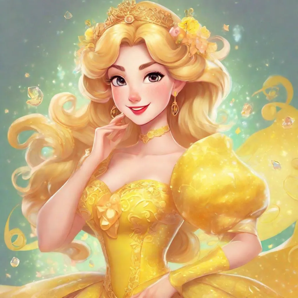 Prompt: 1woman, vivid, super detailed, Honey Lemon Disney princess, full body, perfect hands