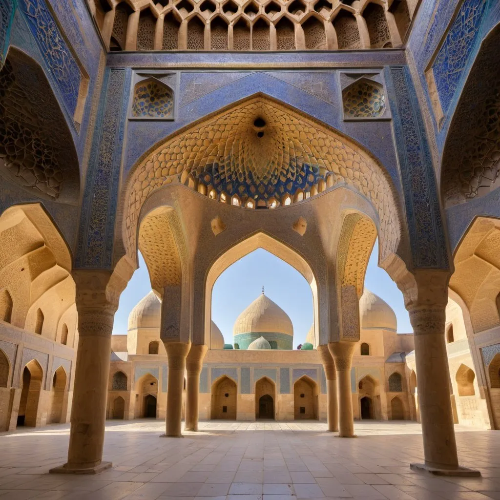 Prompt: Jame Mosque of Isfahan in the Seljuq period