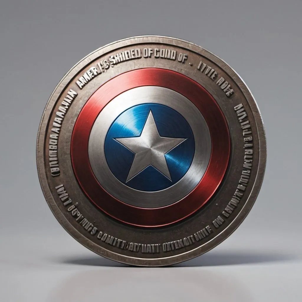 Prompt: Captain America’s shield as a meme coin