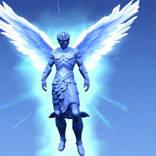 Prompt: Create a 256 x 256 of a god for a group called "god of wings" for roblox
make it appropriate and make it were its not obvious that its ai and make it look like its immersive with the group