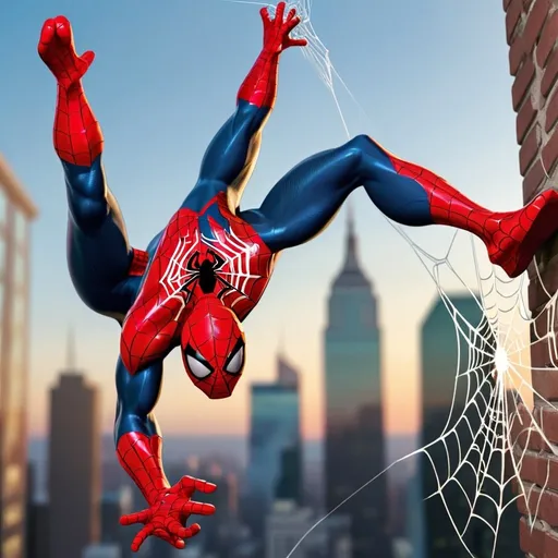 Prompt: spiderman shooting web

