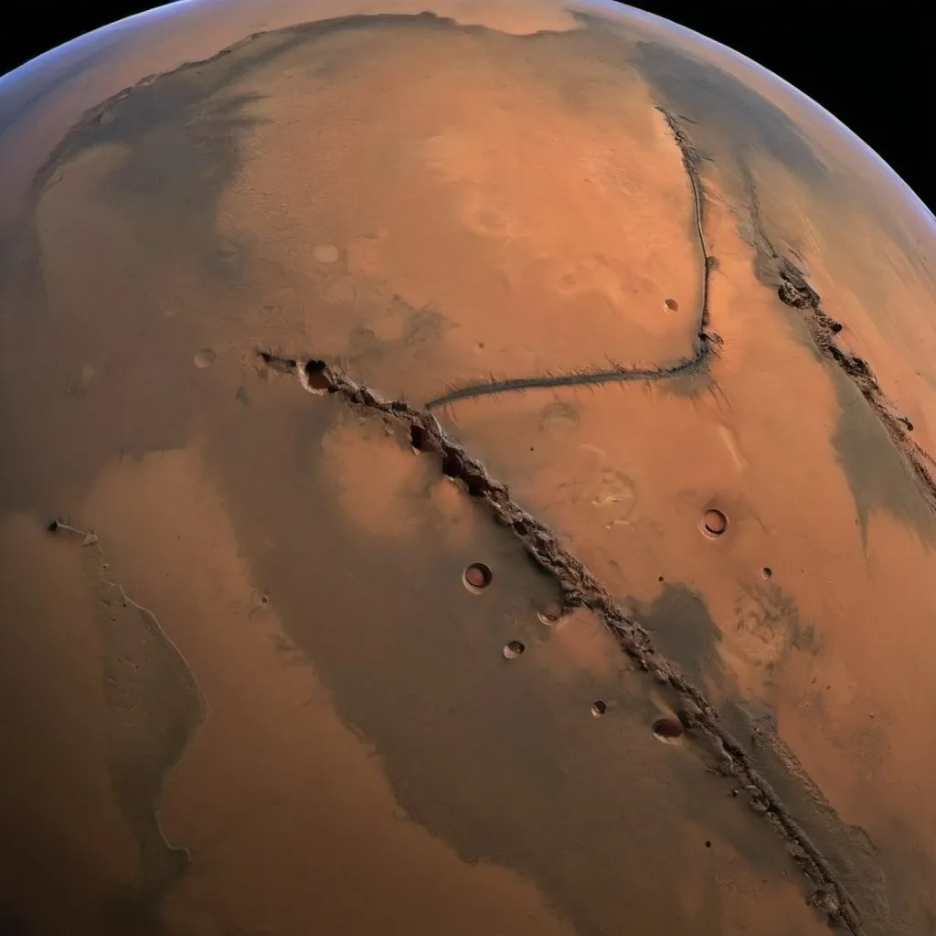 Prompt: Mars as seen from the earth