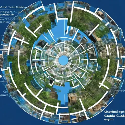 Prompt: Circular Cities/EXPO 2030 Earths first global World Fair Event, happening simultaneously in every city, town, and community around our world