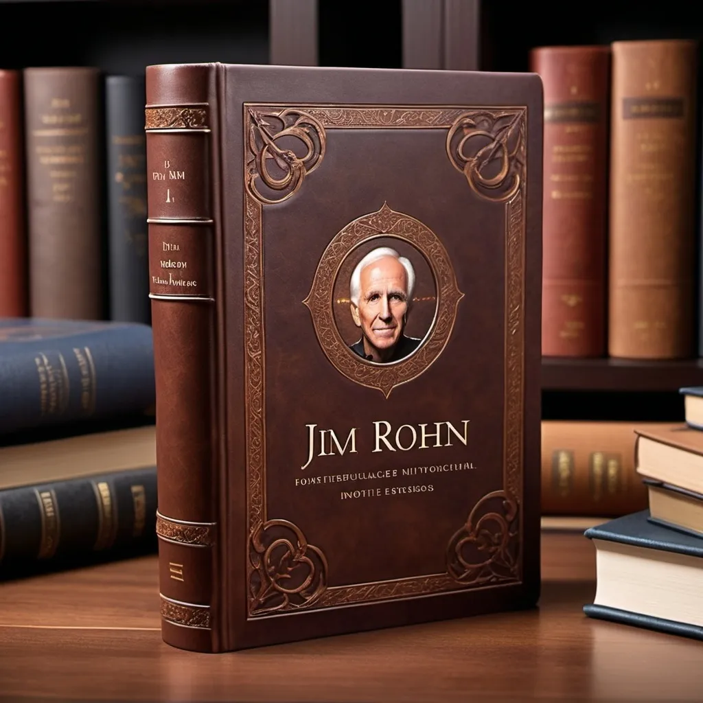 Prompt: jim rohn book about question and get