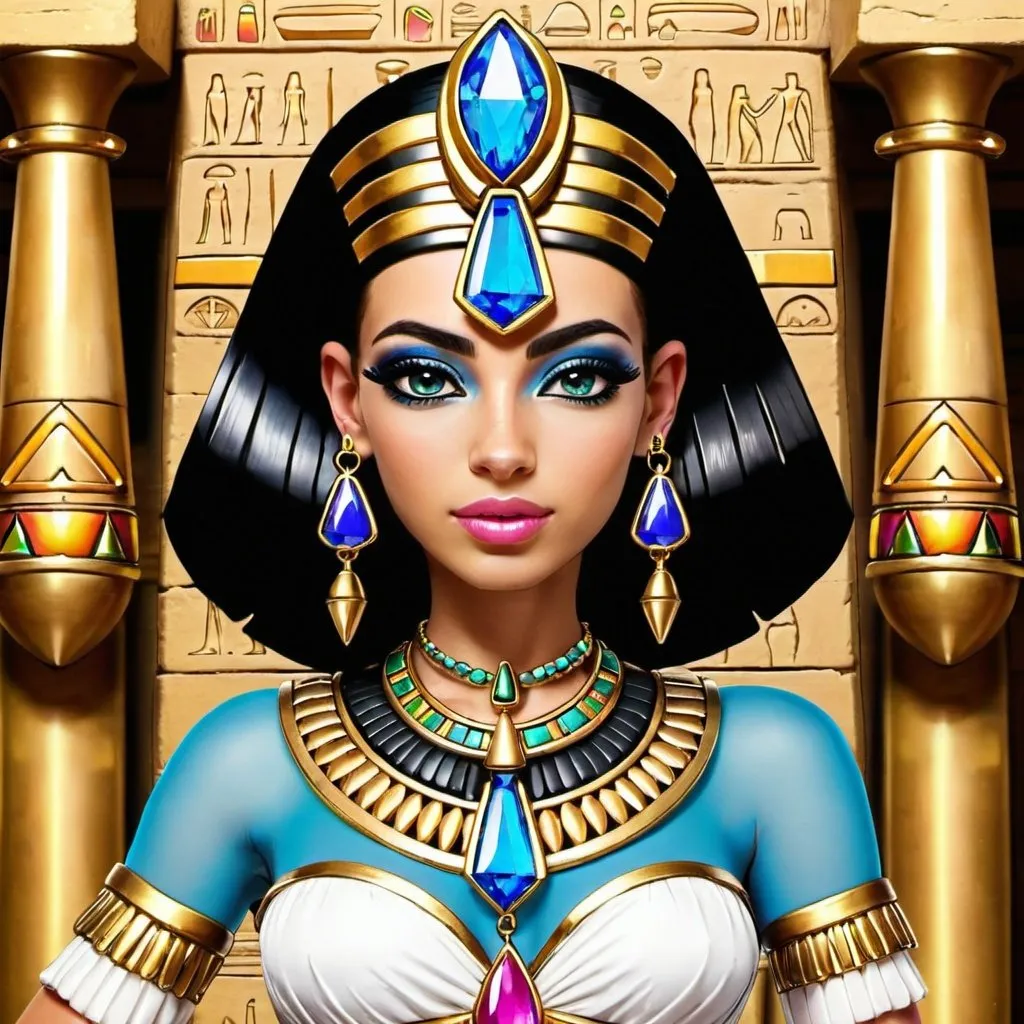 Prompt: Egyptian jewels Princess