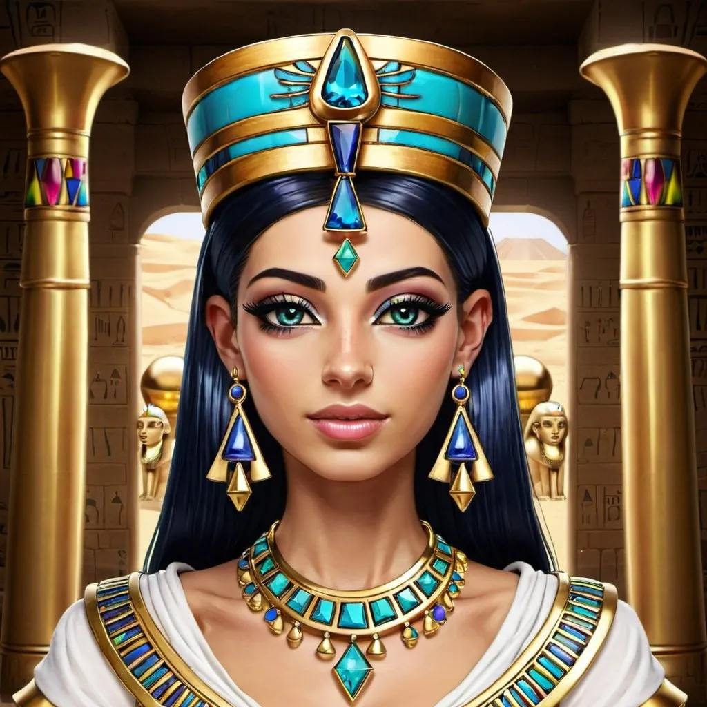 Prompt: Egyptian jewels Princess