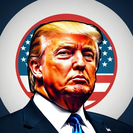 Prompt: Political Trump Logo Animated
