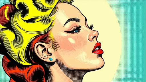 Prompt: (nice woman), (comic style), side view, halftone, pointillism, bentoism, dynamic pose, vibrant colors, bold outlines, playful expression, vintage comic book aesthetic, pop art influence, intricate patterns, high detail, lively energy and artistic flair, engaging composition – a captivating blend of styles, perfect for comic art enthusiasts.