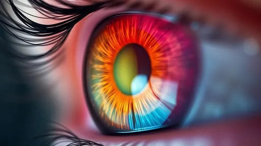 Prompt: (menschenliches auge, hochdetailliert), (Regenbogenfarbene iris), Makroaufnahme, atemberaubendes Bild, lebendige Farben, extreme Genauigkeit, natürliche Texturen, mysteriöser Blick, glanzvolles Lichtspiel, faszinierender Fokus, organische Formen, beeindruckende Details, realistisches Auge, sensationsgeladene Nahaufnahme, ultra-detailliert, 16K Auflösung, wunderbar lebendig, künstlerische Interpretation.