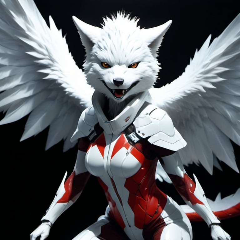 Prompt: tiny female angry furry flying reptile with white fur :: Arctic background :: she is only covered by snow and ice :: she is looking directly at camera :: Core :: Lightning :: Scarecrow :: Kaleidoscope :: Masterpiece :: white red white :: Biological :: muted brush stroke :: by Ruan Jia, by Travis Charest, by Yoji Shinkawa :: elaborate :: intricate :: hyper detailed :: 8k resolution :: a masterpiece :: concept art :: dynamic lighting :: Splash screen art :: deep colors :: zoom out :: wide angle lens