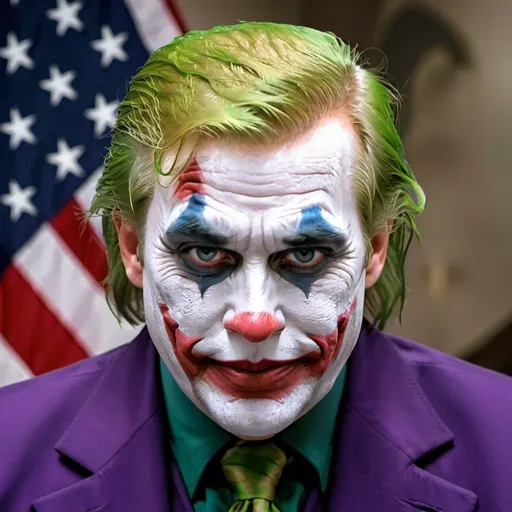 Prompt: trump as joker
