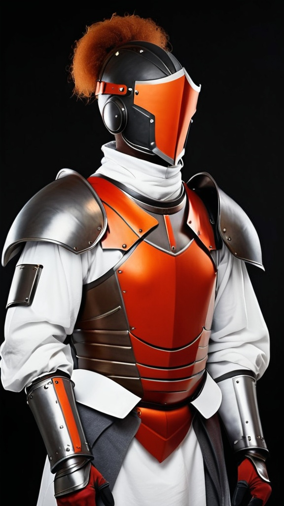 Prompt: Sci-fi Knight with face mask
