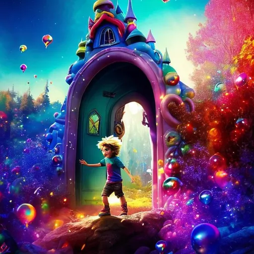 Prompt: Once upon a time in the colorful town of Rainbowville, there lived a queerious and adventurous boy named Evan. Evan loved to explore the world around him, always asking questions and seeking answers. One sunny day, as he walked through the enchanted forest, he discovered a magical door covered in glittering rainbow hues.

Queeriosity bubbling in his heart, Evan turned the sparkling knob and entered a realm of endless possibilities. On the other side, he met a talking unicorn named Sparkle who became his guide on a queerious journey through the Land of Acceptance.

Evan encountered creatures of all shapes, sizes, and colors, each with their own unique stories. Together, they celebrated diversity and learned the power of love and understanding. As they danced under the moonlight, Evan realized that being queerious meant embracing differences with open arms.

The tale of Evan's queerious adventures spread throughout Rainbowville, inspiring every child to be proud of who they are. And so, in the heart of the magical forest, a monument stood tall—a tribute to acceptance, friendship, and the wonderful world of being queerious.