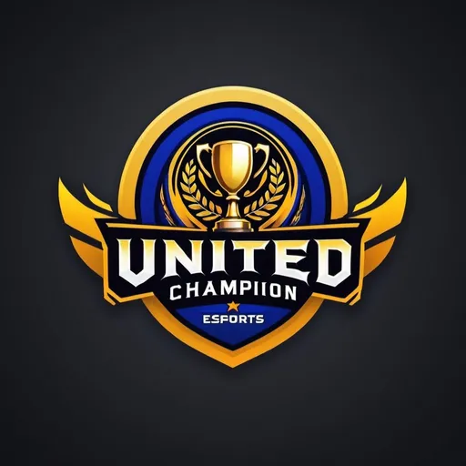 Prompt: logo for eSports Gaming team Name "United Champion eSports"