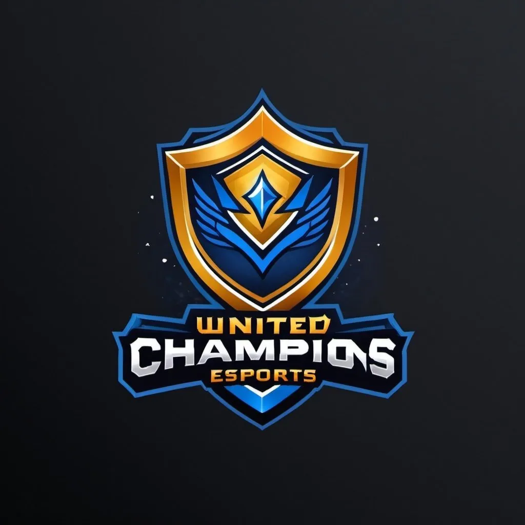 Prompt: logo for eSports Gaming team Name "United Champion eSports"