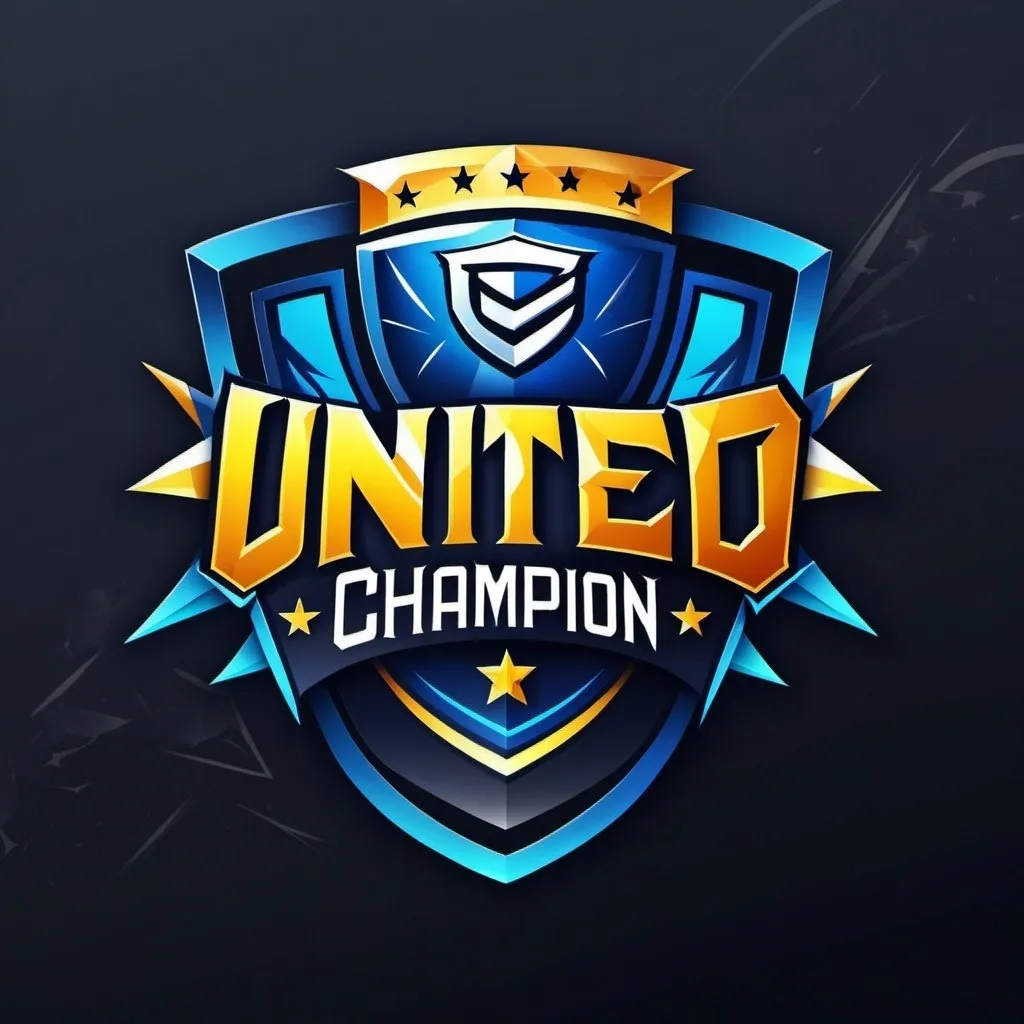 Prompt: logo for eSports Gaming team Name "United Champion eSports"