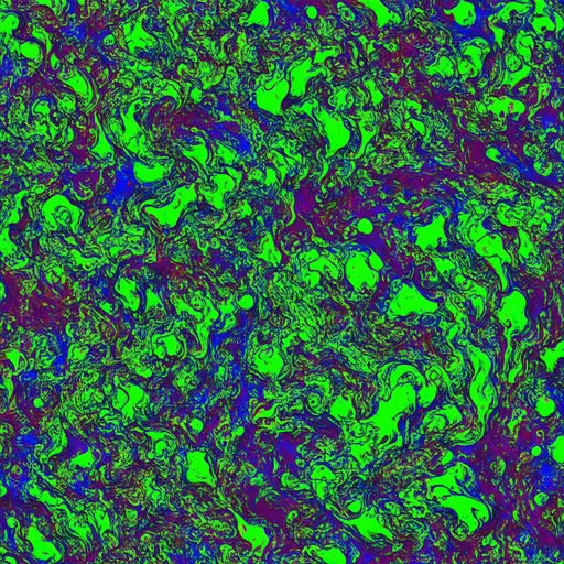 Prompt: psychedelic vomit waves abstract swirl fluorescent green