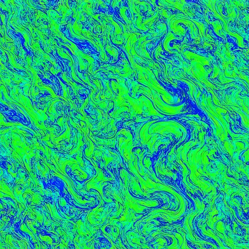 Prompt: psychedelic vomit waves abstract swirl fluorescent pastel green and blue