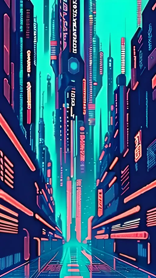 Prompt: create a background in the style of futuristic blade runner