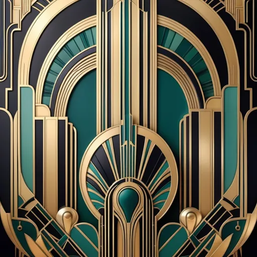 Prompt: art deco design