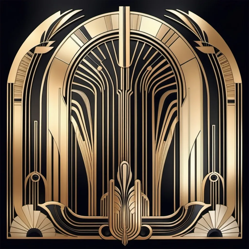 Prompt: art deco design